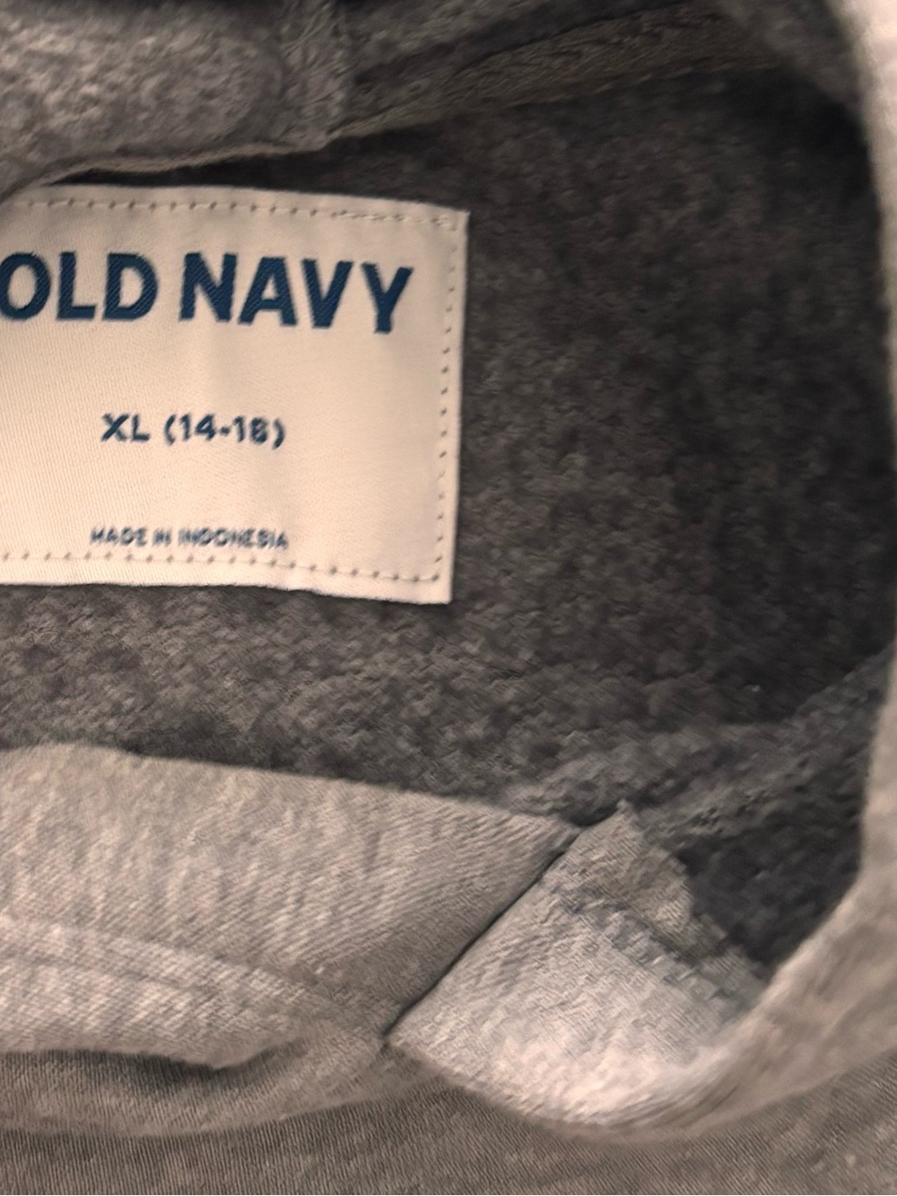 Old Navy Light Gray Pullover Hoodie